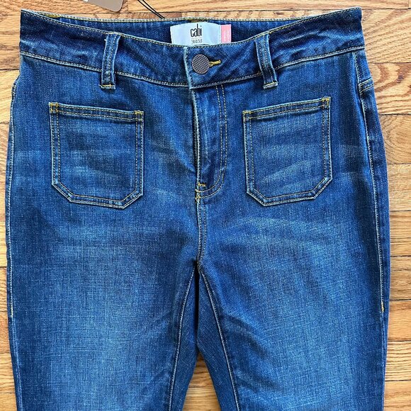NWT cabi Driver's Seat Patch Pocket Trouser Jeans in Trader Wash - Size 4R - Picture 3 of 13